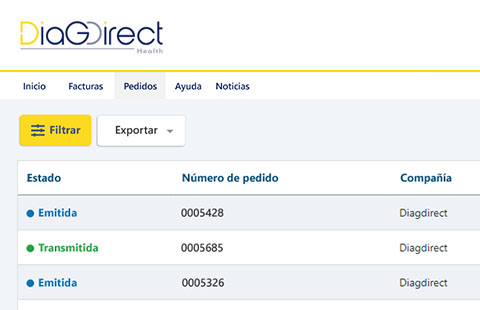 Desmaterialización del ciclo de compra a proveedores de laboratorios de análisis