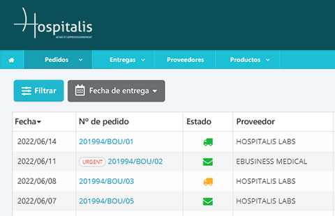 Desmaterialización de los intercambios en el sector hospitalario