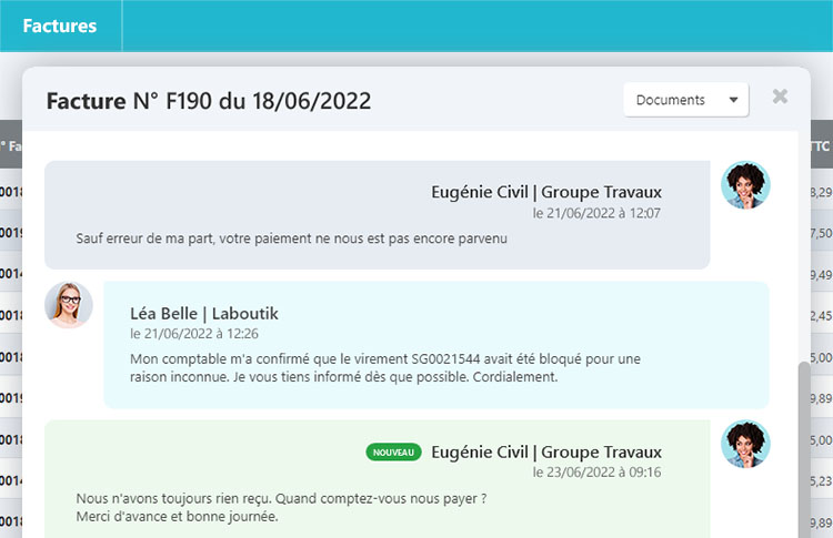 Gestion des litiges